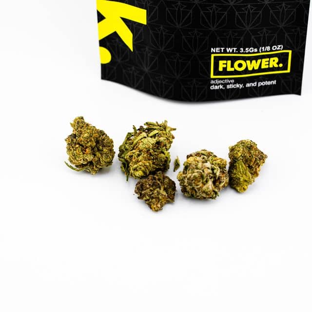 Photograph of product: Dank - Cherry Thunderfuck - Mylar - Flower - 3.5g
