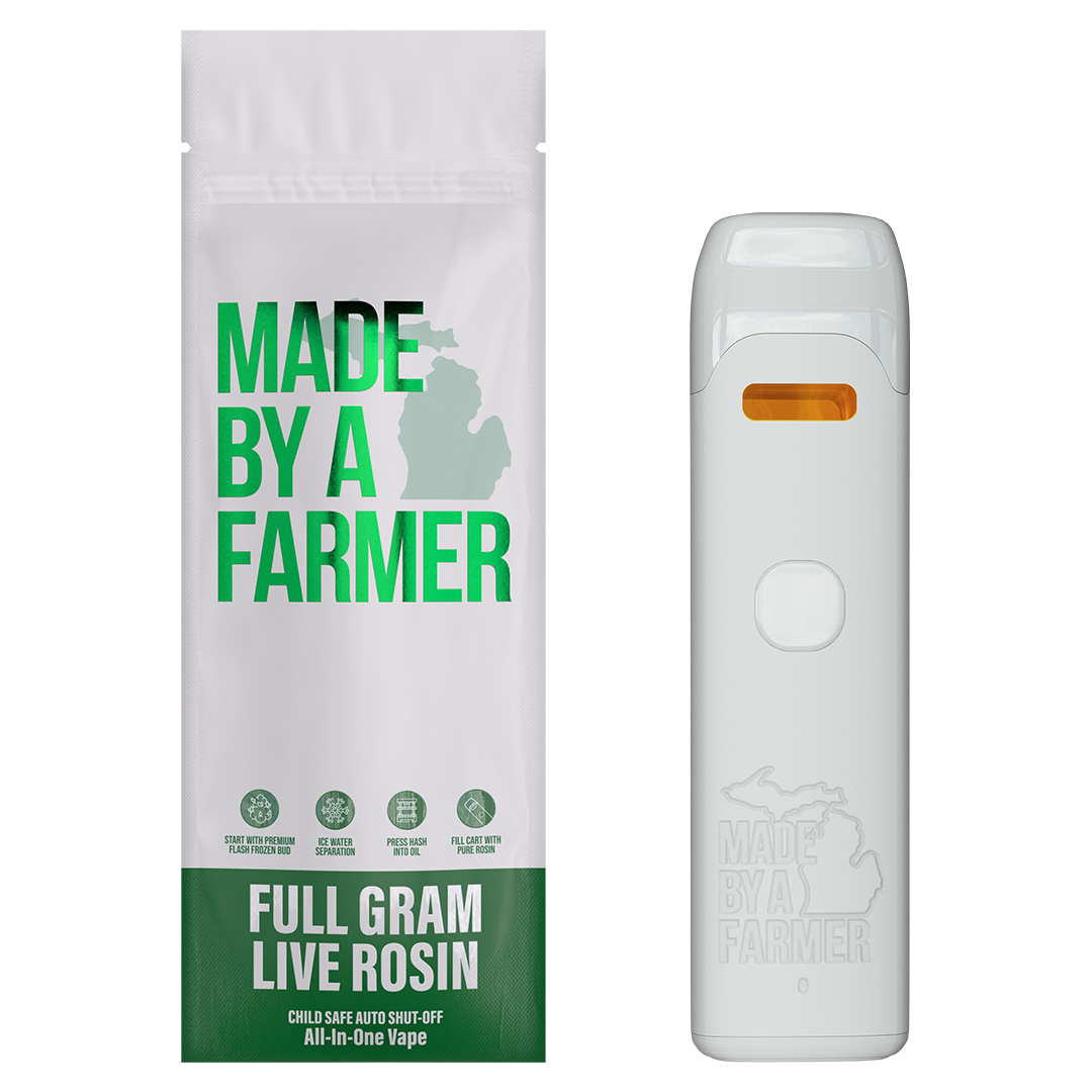Photograph of product: Made By A Farmer Orange Creamsicle Live Rosin Disposable Rec