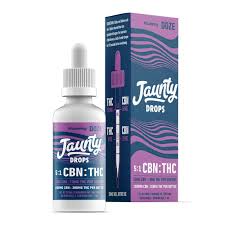 Photograph of product: Jaunty Drops "Doze" | 5:1 CBN : TH-oui | 300mg