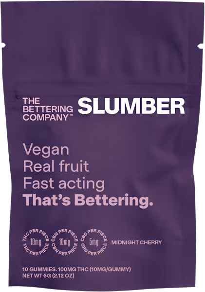 Photograph of product: The Bettering Company | Gummies | Slumber: Midnight Cherry | 100mg