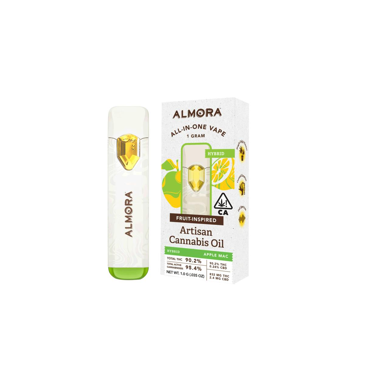 Photograph of product: Almora Farm | Apple Mac | All-In-One Vaporizer | 1g