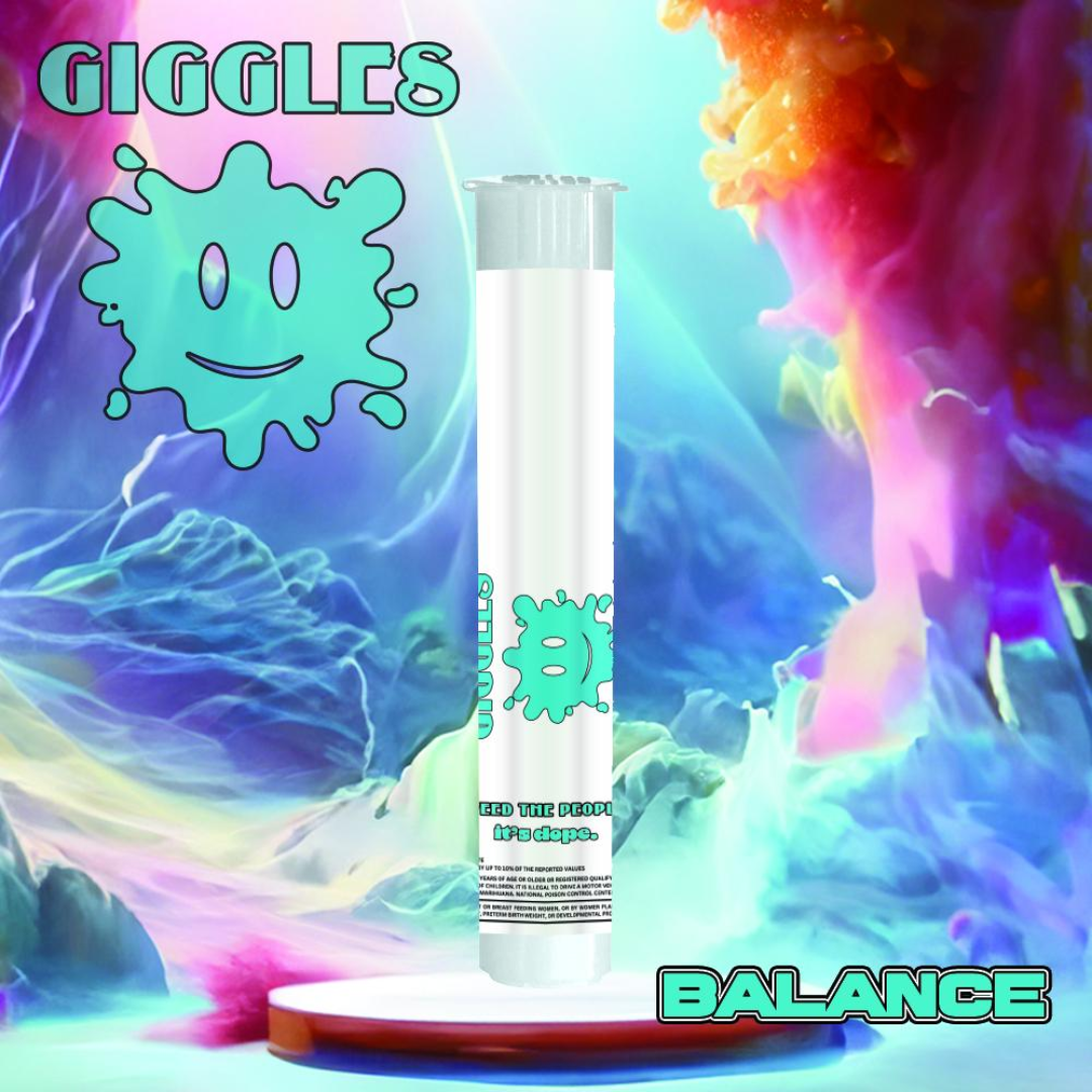 Photograph of product: Giggle Stick - Apricot Scone 1G Pre-Roll