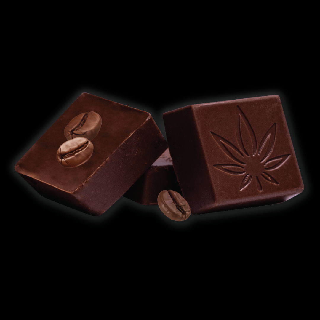 Photograph of Product: (S) Caramel Espresso 10pk Edible Skuared