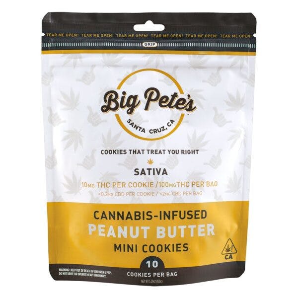Photograph of product: Peanut Butter - 10pk (S) - 10mg/10pk - Oui'd