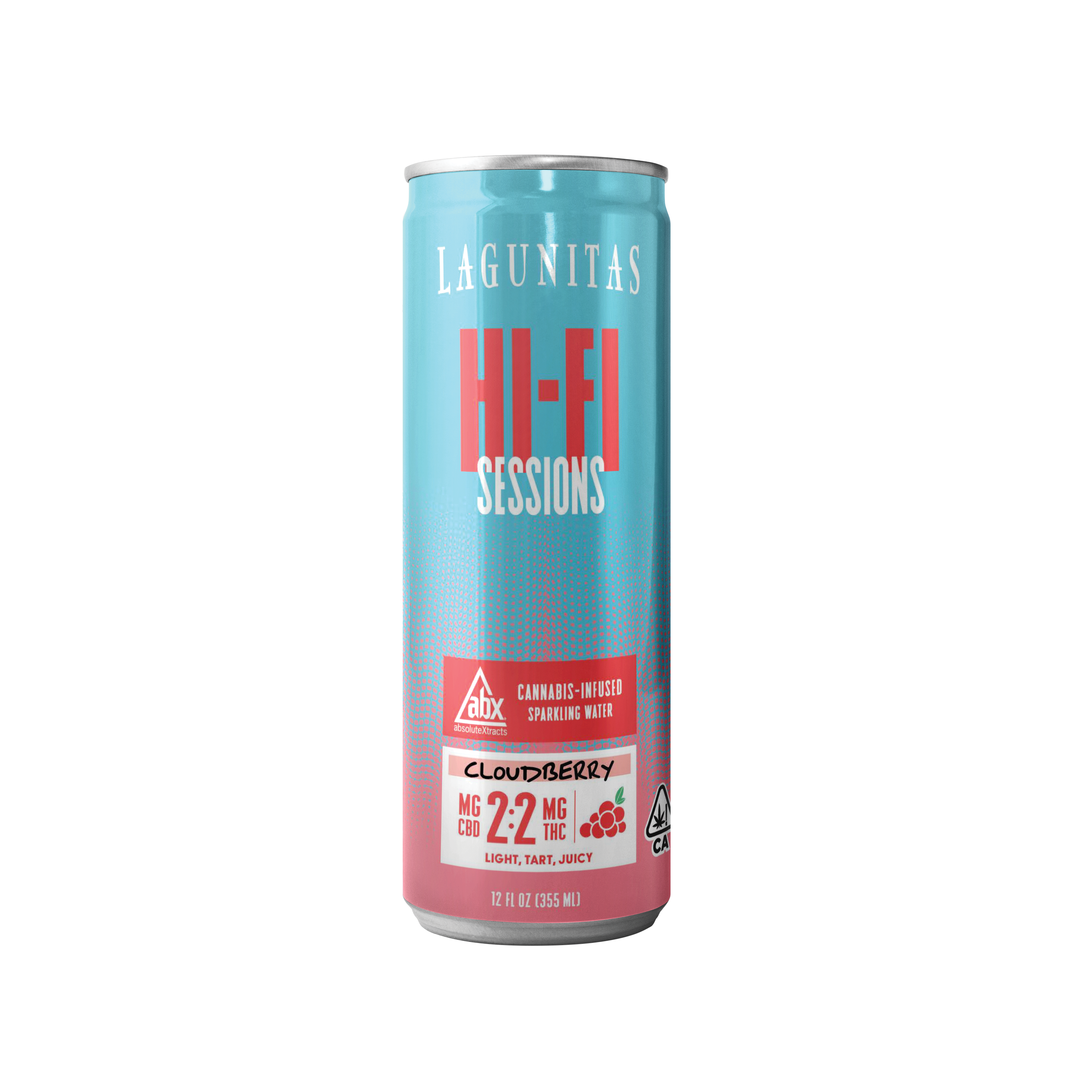 Photograph of product: Lagunitas Hi-fi Sessions | Cloudberry (12oz. Can) | 10mg TH-oui