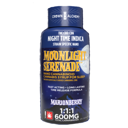 Photograph of product: Cannabull Nano Syrup | Moonlight Serenade 1:1:1