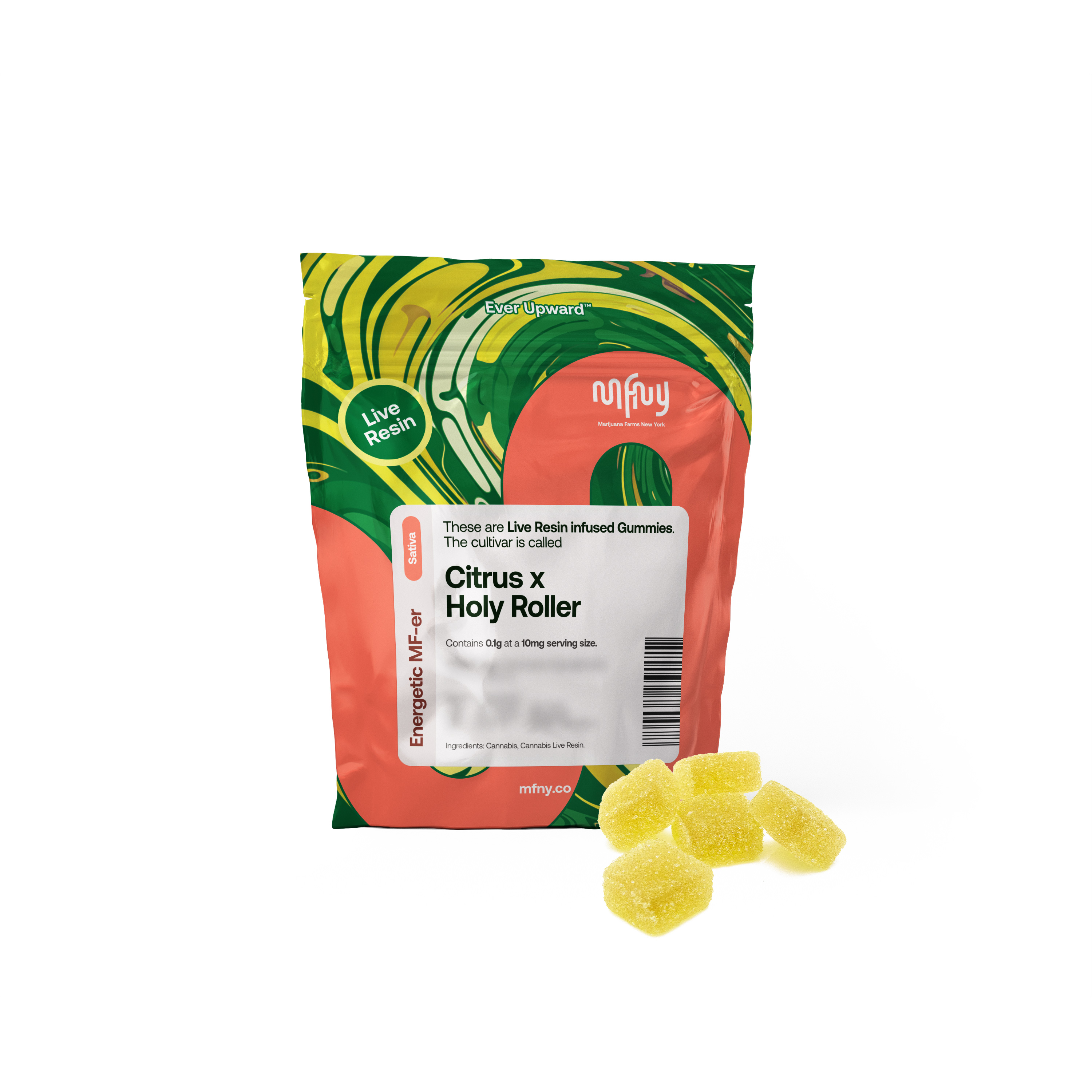 Photograph of Product: Citrus x Holy Roller | Live Resin Gummies