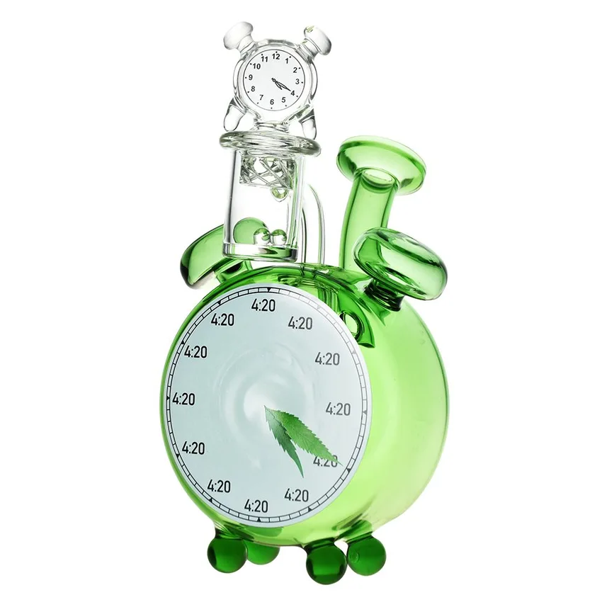Photograph of product: AFG | It's 4:20 Somewhere Alarm Clock Rig Set | 5.75" 14mm | PP4812
