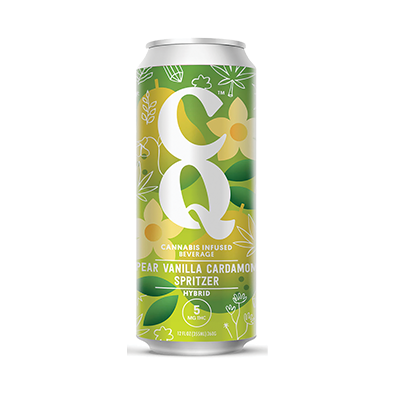 Photograph of product: Pear Vanilla Cardamom Spritzer | 5mg - CQ