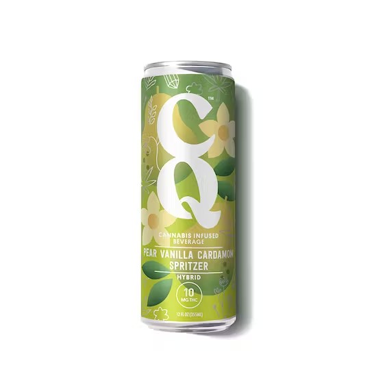 Photograph of product: Pear Vanilla Cardamom Spritzer | 1 Pack | 5mg