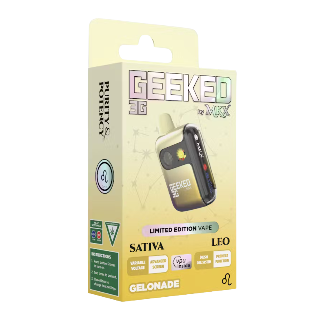 Photograph of product: Geeked | Gelonade Disposable Vape | 3g