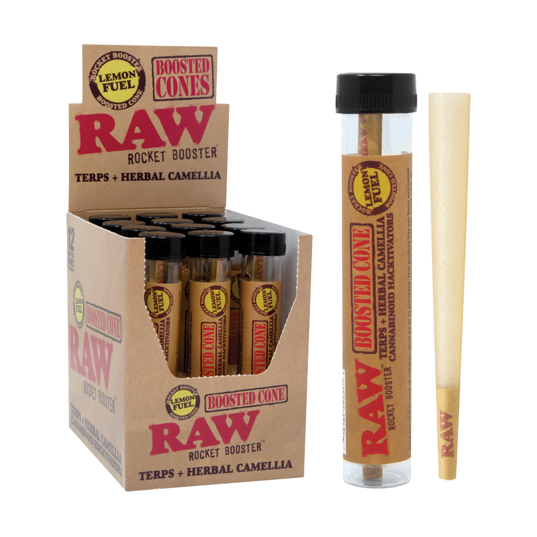 Photograph of product: RAW | Terp'd Cones | Lemon Fuel | King Size