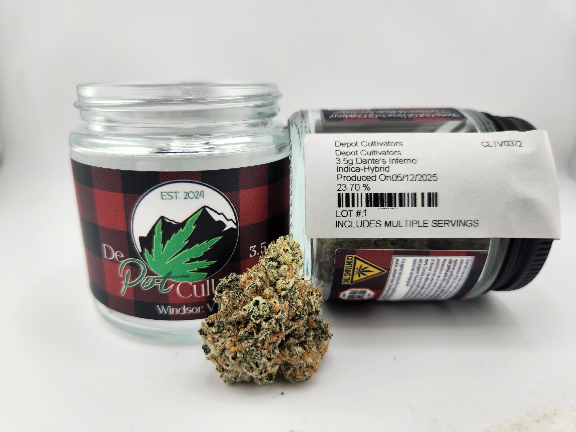 Photograph of Product: DePot Cultivators - Dantes  Inferno - 3.5g