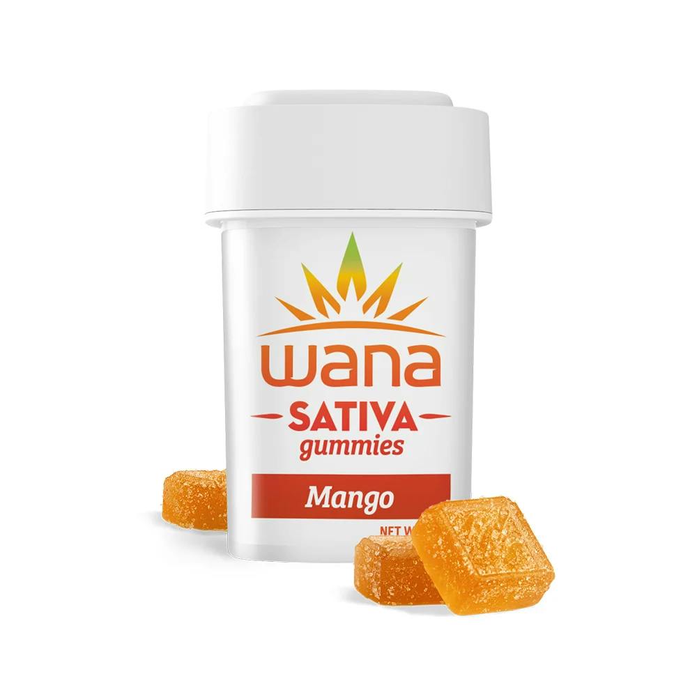 Photograph of product: Sour Mango Sativa Gummies | 10 Pack
