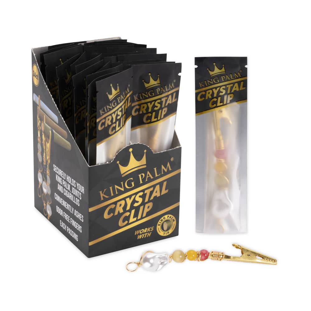 Photograph of product: KING PALM CRYSTAL ROACH CLIPS