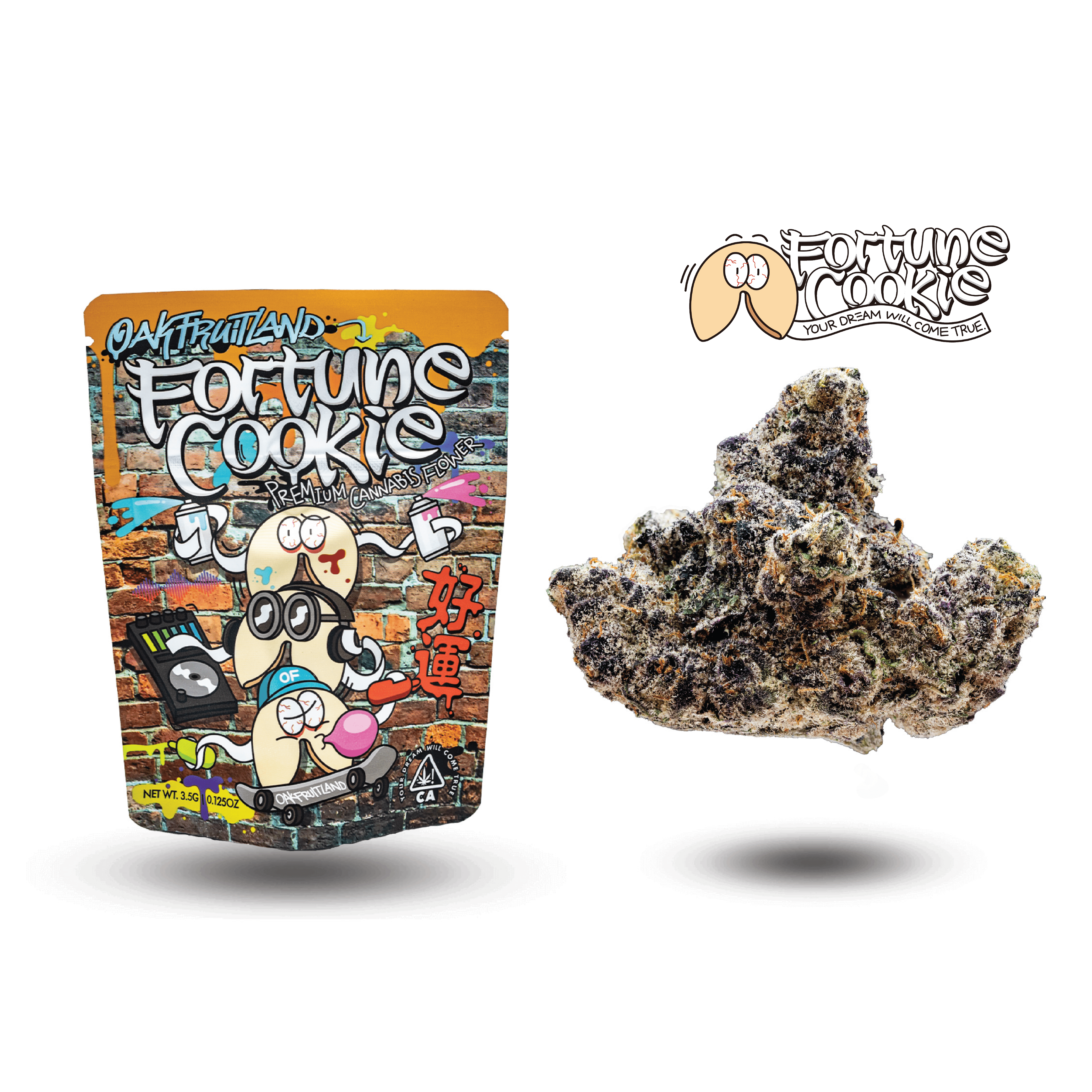 Photograph of product: Oakfruitland - Fortune Cookie (Hybrid) Flower - 3.5g