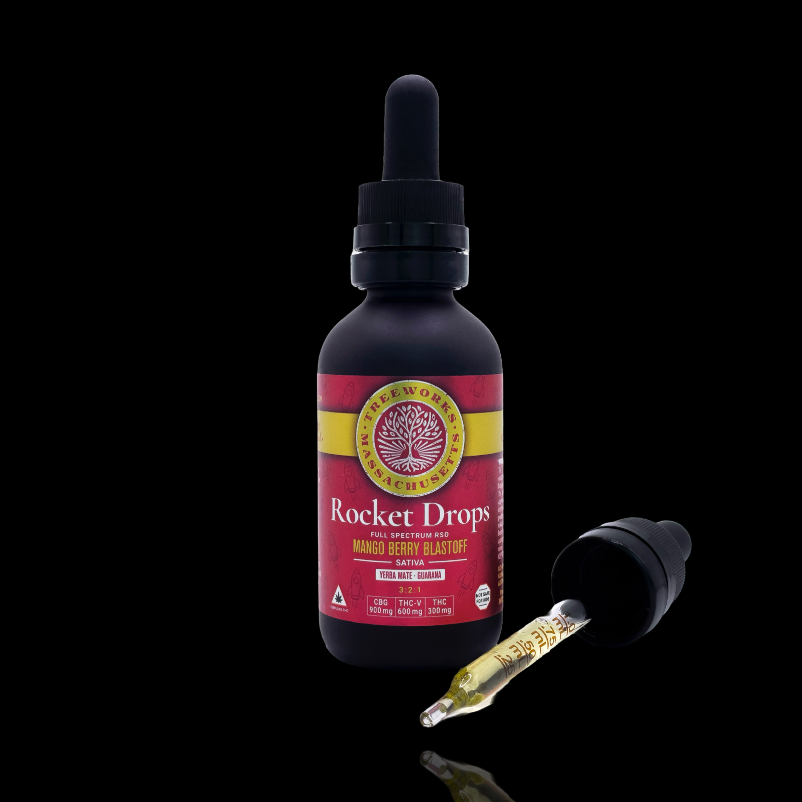 Photograph of product: Rocket Drops Oui'd RSO Tincture