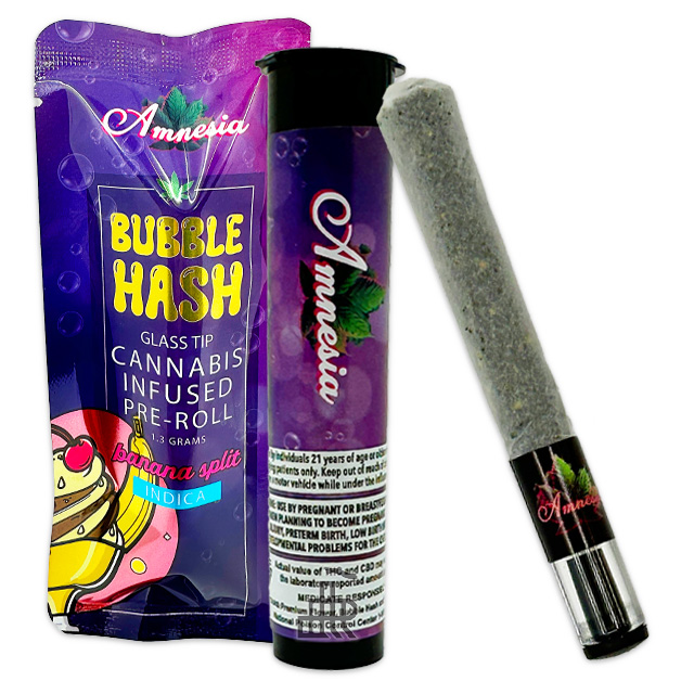 Photograph of product: Banana Split | Bubble au chocolat Infused | Glass Tip | 1.3g