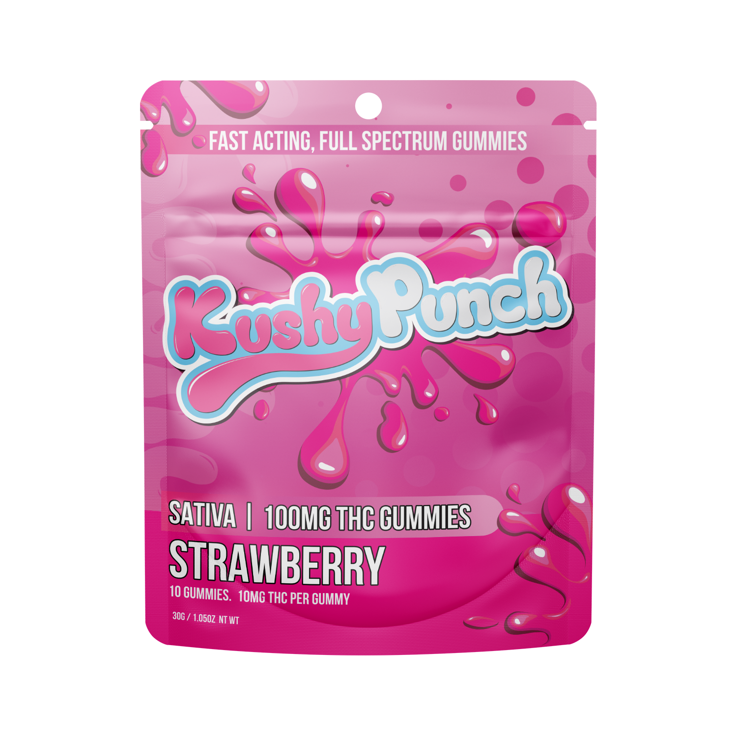 Photograph of product: Gummies | Kushy Punch | Strawberry [10pk]