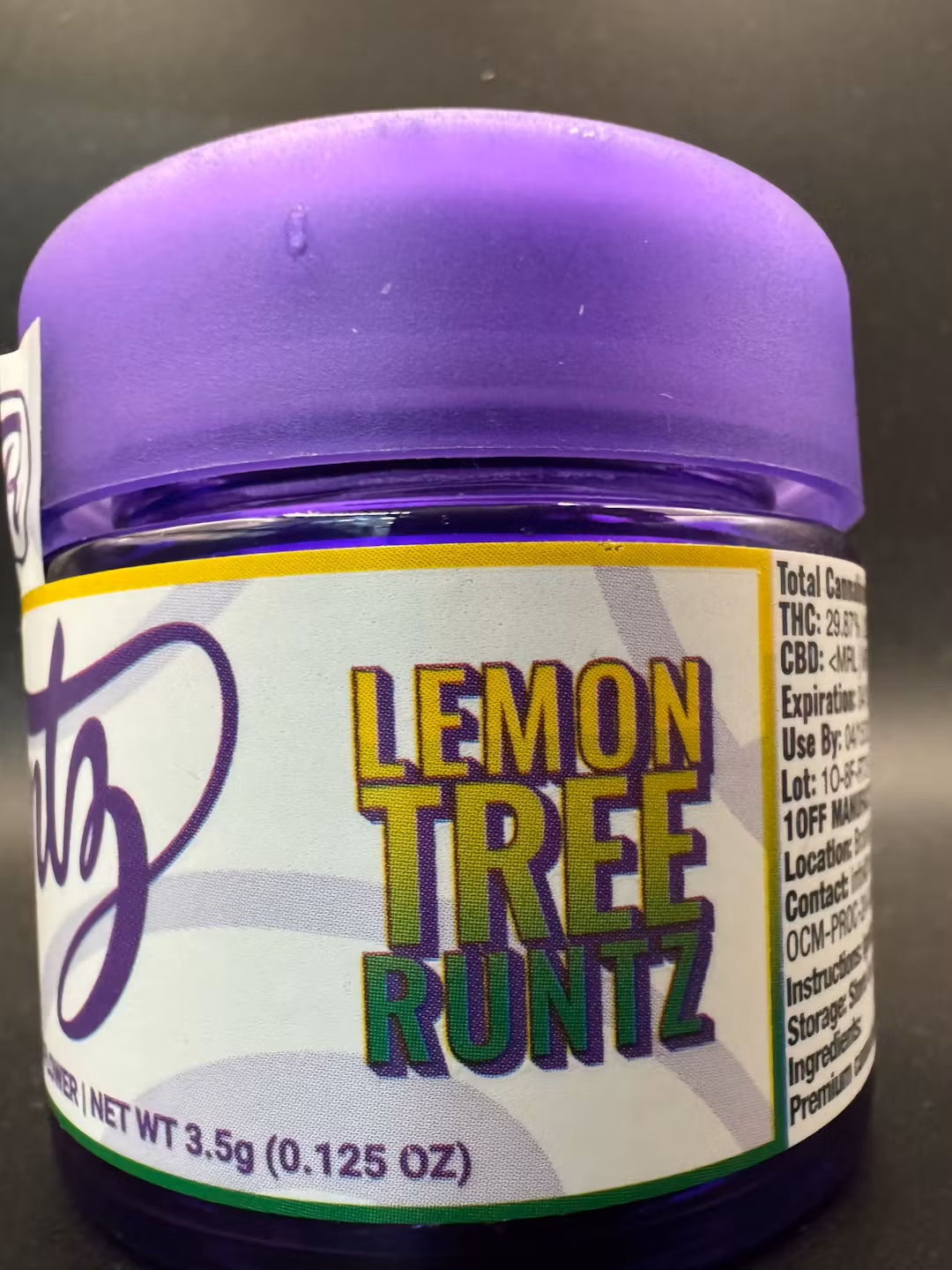 Photograph of product: Lemon Tree Runtz | Flower Oui'd - 3.5g