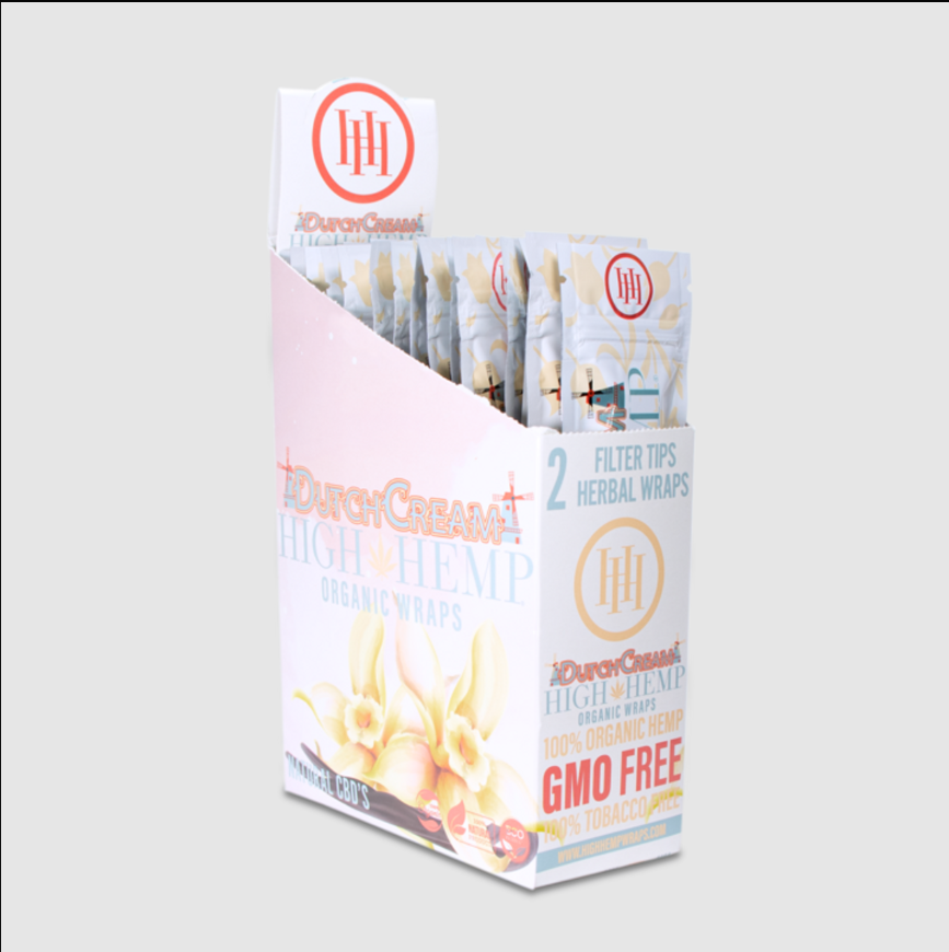 Photograph of product: High Hemp Wraps | Dutch Cream | 2pk