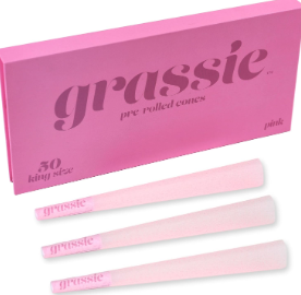 Photograph of product: Grassie Pre Rolled Cones Pure Hemp