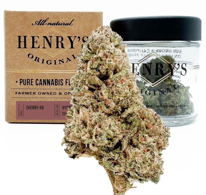 Photograph of product: Henry's Original - CHERRY AK - - Hybrid - Outdoor - 3.5g