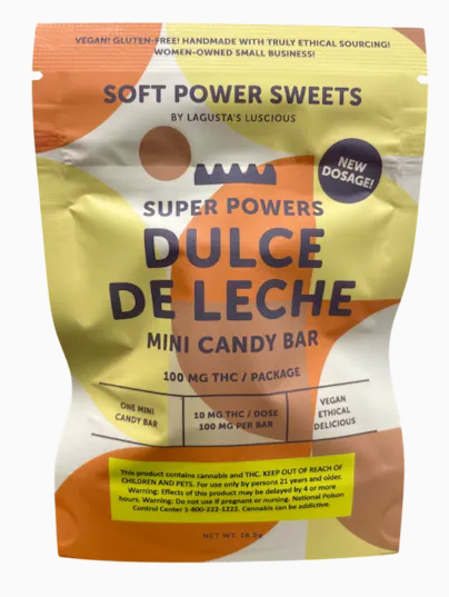 Photograph of product: Dulce de Leche - 100mg Mini Bar - 10pk
