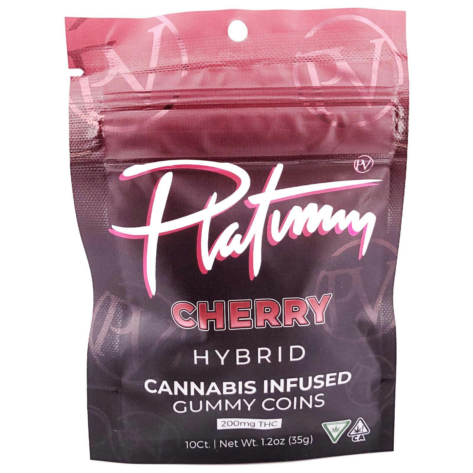 Photograph of product: Platinum - 200MG Gummies - Wild Cherry