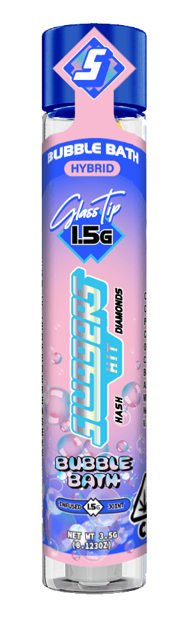 Photograph of product: Bubble Bath au chocolat & Diamond Infused Pre-Roll | Sluggers |