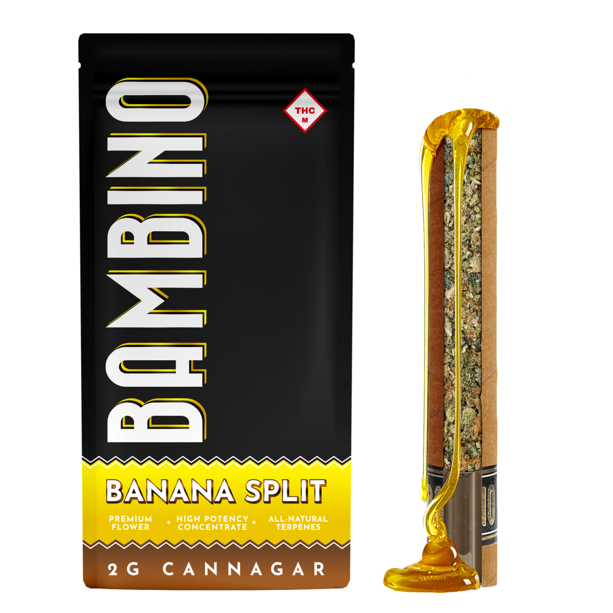 Photograph of product: Bambino - Infused Blunt - Banana Split