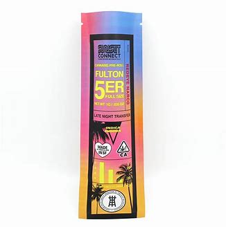 Photograph of product: Sunset Connect-Sunset Jealousy 1g Pre Roll (Indoor)