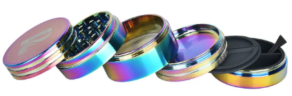 Photograph of product: Pulsar 5pc Rainbow Grinder w/ Wax Storage