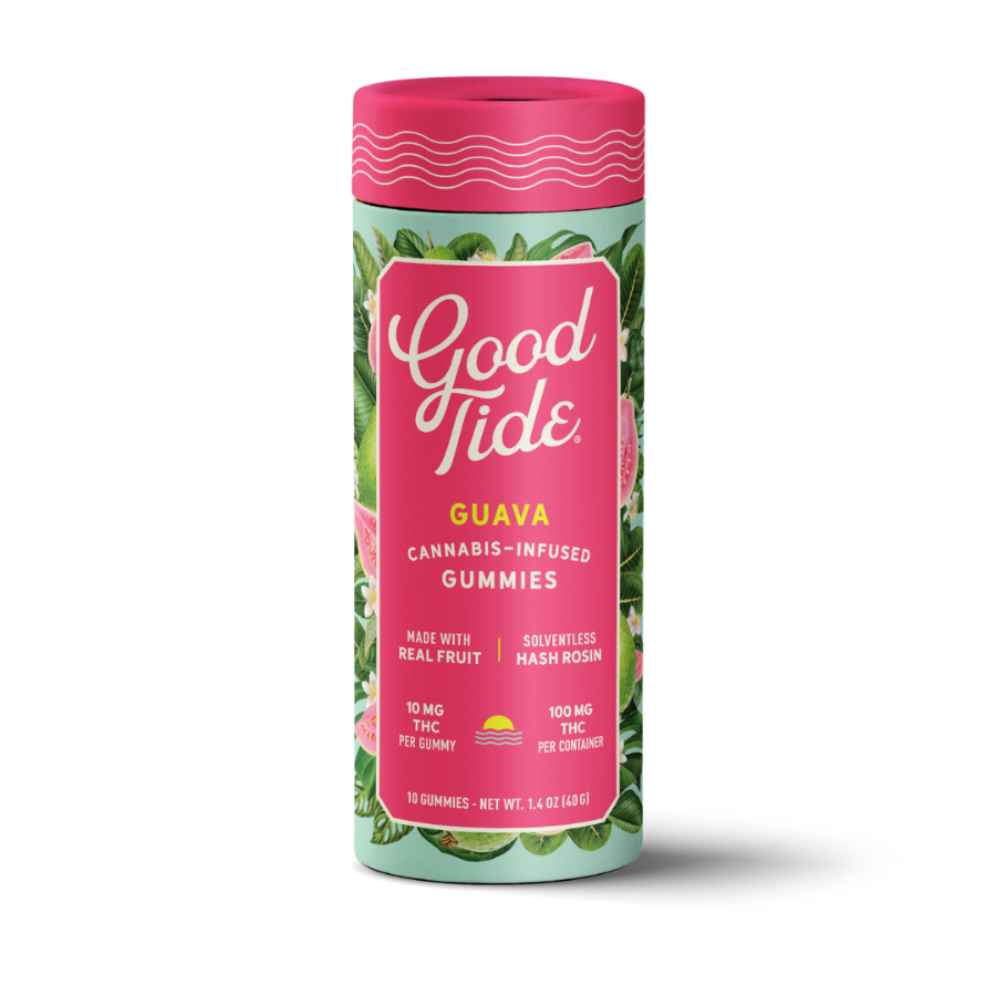 Photograph of product: Good Tide au chocolat Rosin Gummies - Hybrid Guava