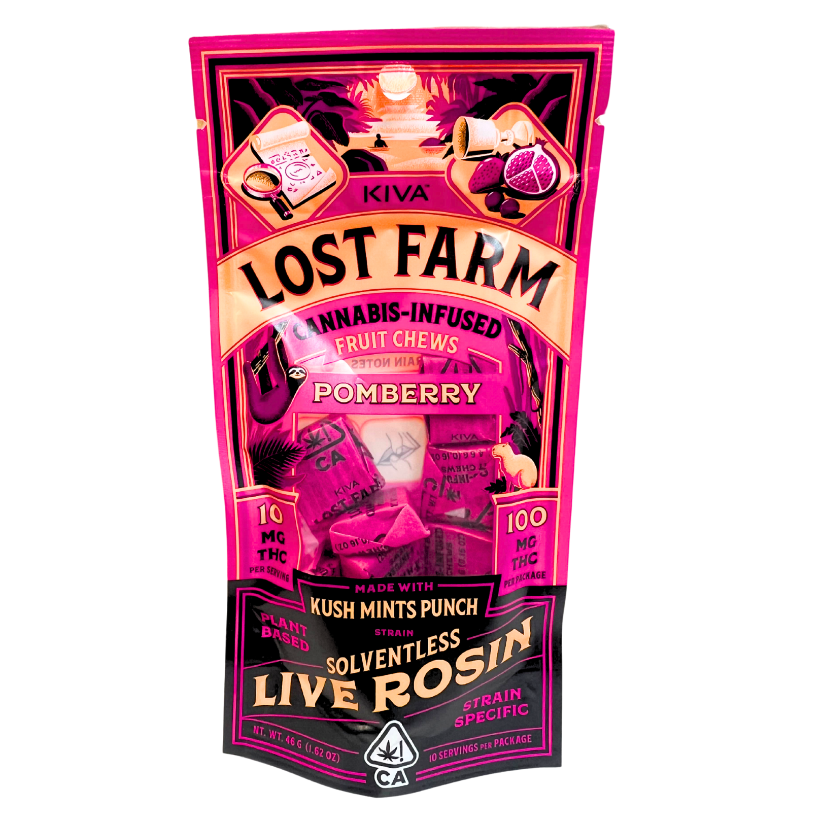 Photograph of product: POMBERRY SOLVENTLESS LIVE ROSIN FRUIT CHEWS