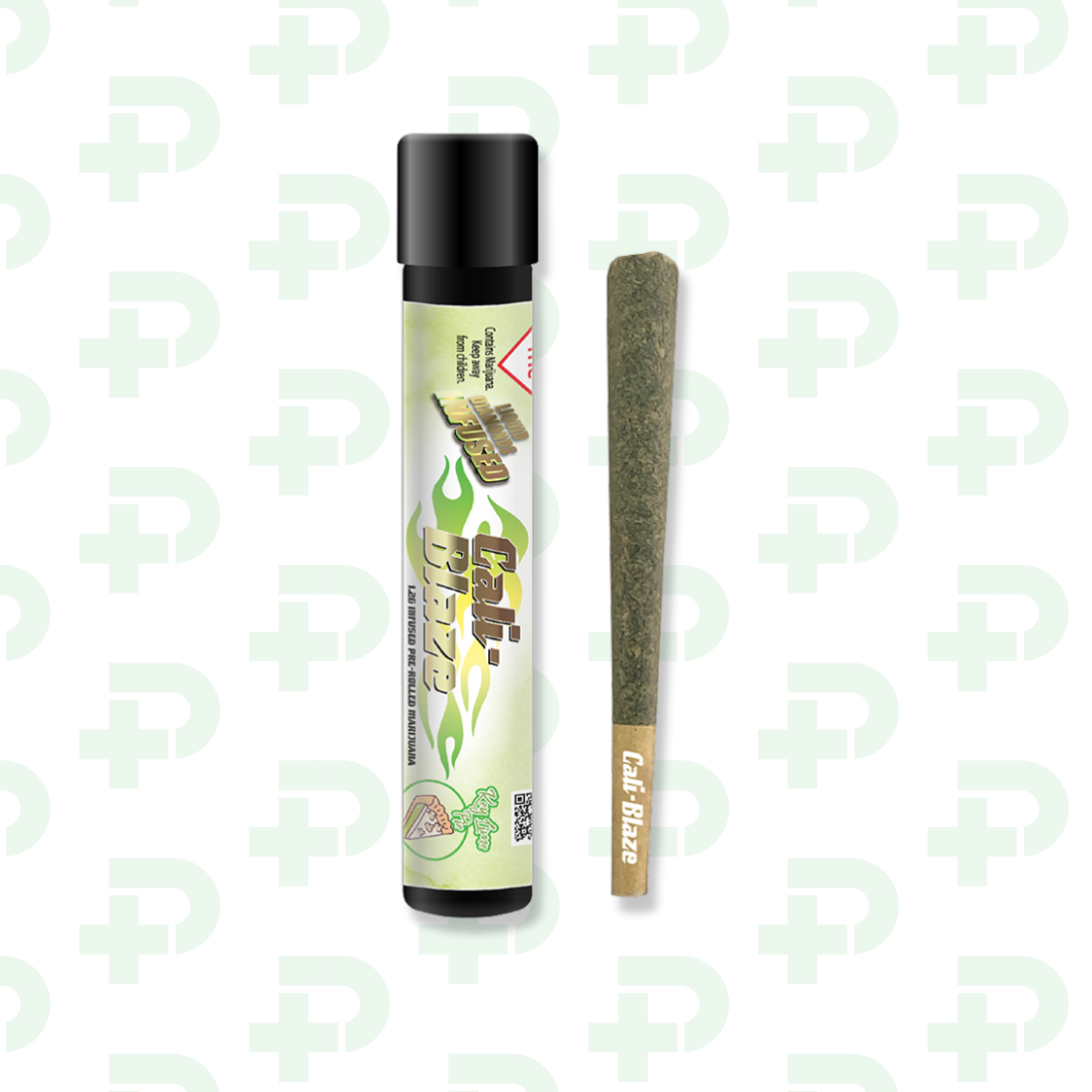 Photograph of product: Cali Blaze Infused Preroll - Key Lime Pie