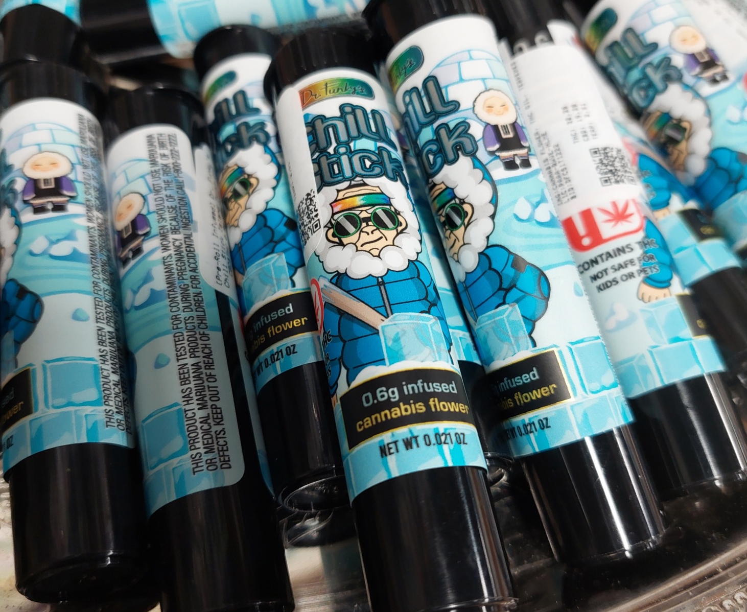 Photograph of product: PRE ROLL DF KIWI CRUSH (H) CHILL STICK INFUSED