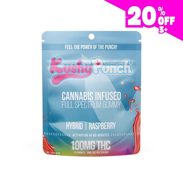 Photograph of product: Blue Raspberry Originals Gummy 100mg - 