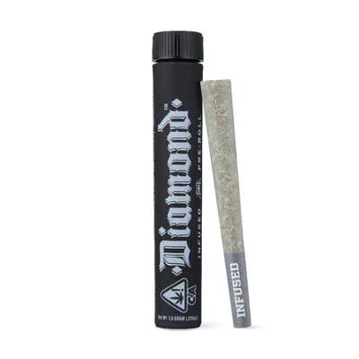 Photograph of product: Blue Sherbert Diamond Infused Pre-roll (1g) - 
