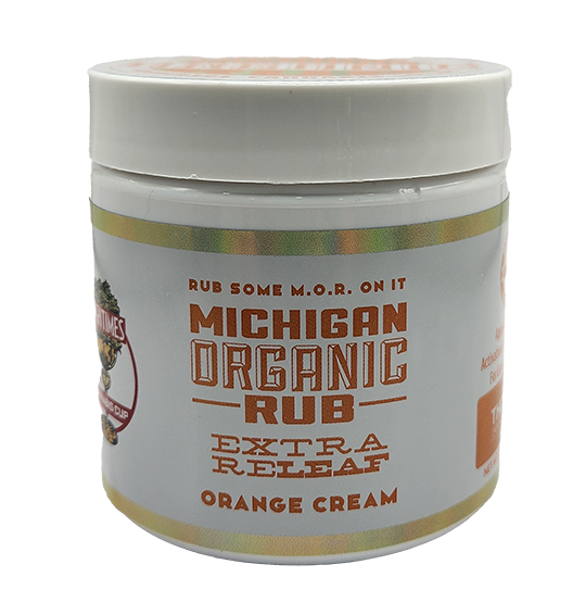 Photograph of Product: Orange Cream | 1:1 Topical Jar 3oz | Michigan Organic Rub