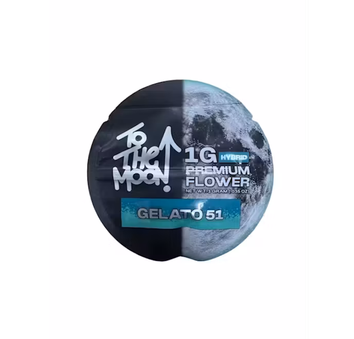 Photograph of product: To The Moon - Gelato 51 - Flower - 1g