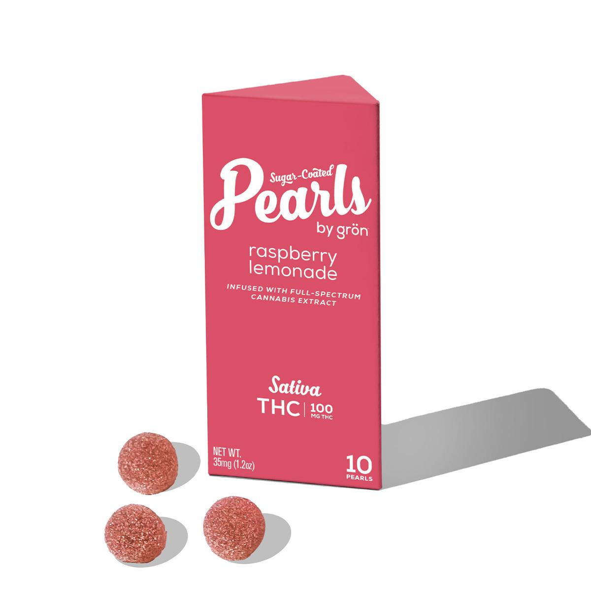 Photograph of Product: Raspberry Lemonade Pearls (100mg)