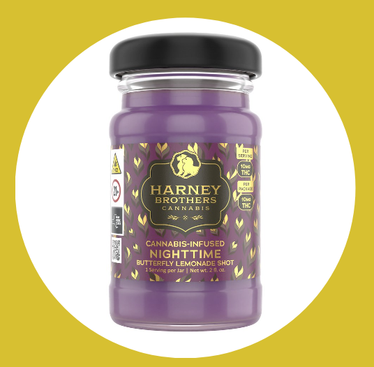 Photograph of product: Harney Brothers | Nightime Butterfly Lemonade | Beverage Shot | 10mg