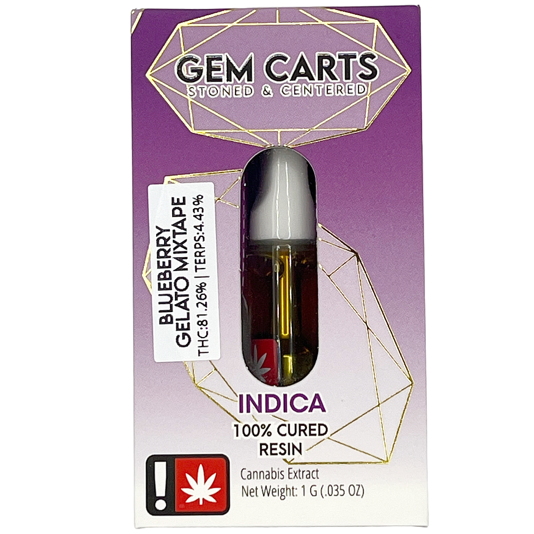 Photograph of product: GEM- Blueberry Gelato Mixtape 1G CR Cart (I)