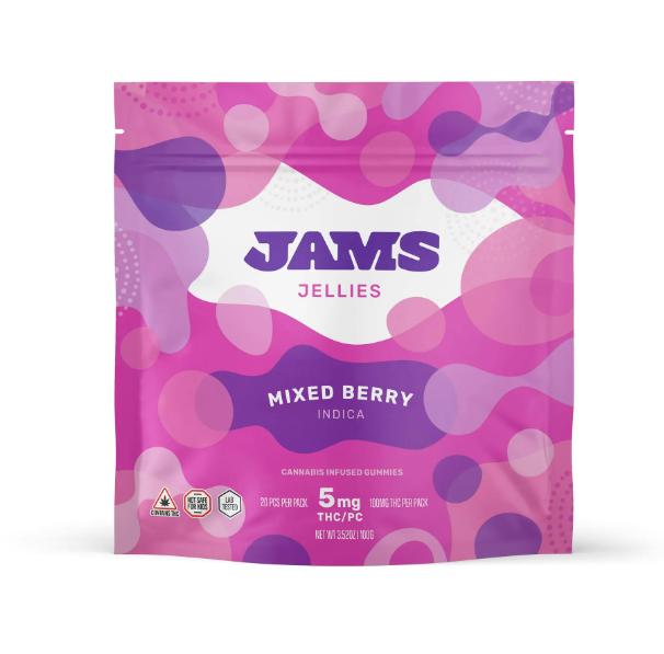 Photograph of product: Mixed Berry Oui'd Gummies 100mg/20pc