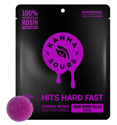 Photograph of product: Sour Berry Bliss | Rosin | 10pk | 100mg