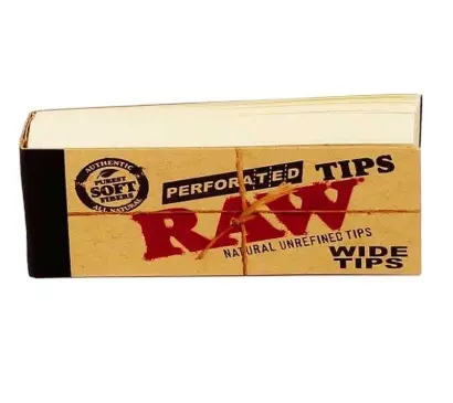 Photograph of product: RAW | Accessories | Wide Perforated Rolling Tips