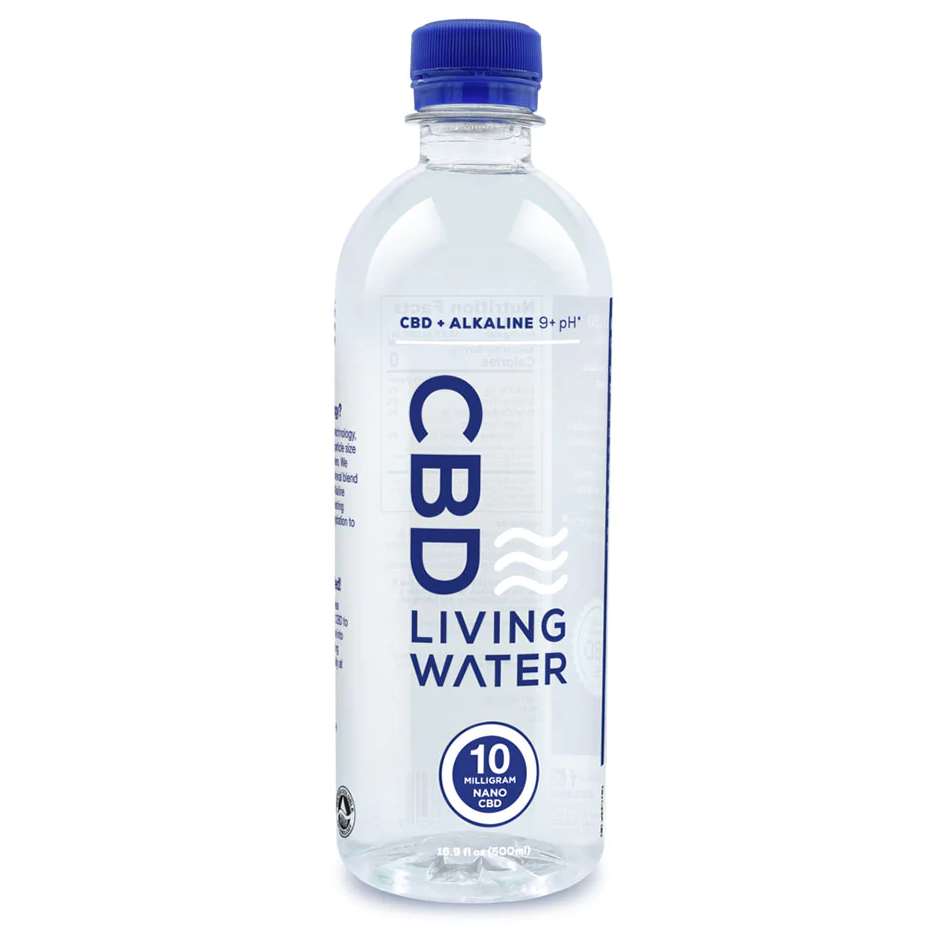 Photograph of product: cbdLiving 10mg CBD Water