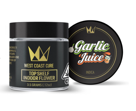 Photograph of product: West Coast Cure - Garlic Juice | Eighths - 3.5g