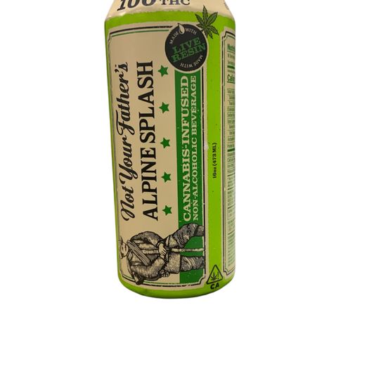 Photograph of product: Not Your Father - ALPINE SPLASH | 16OZ SODA 100MG + CAFFEINE - 
